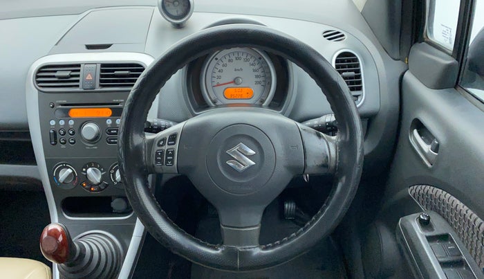 2013 Maruti Ritz ZXI, Petrol, Manual, 85,420 km, Steering Wheel Close Up