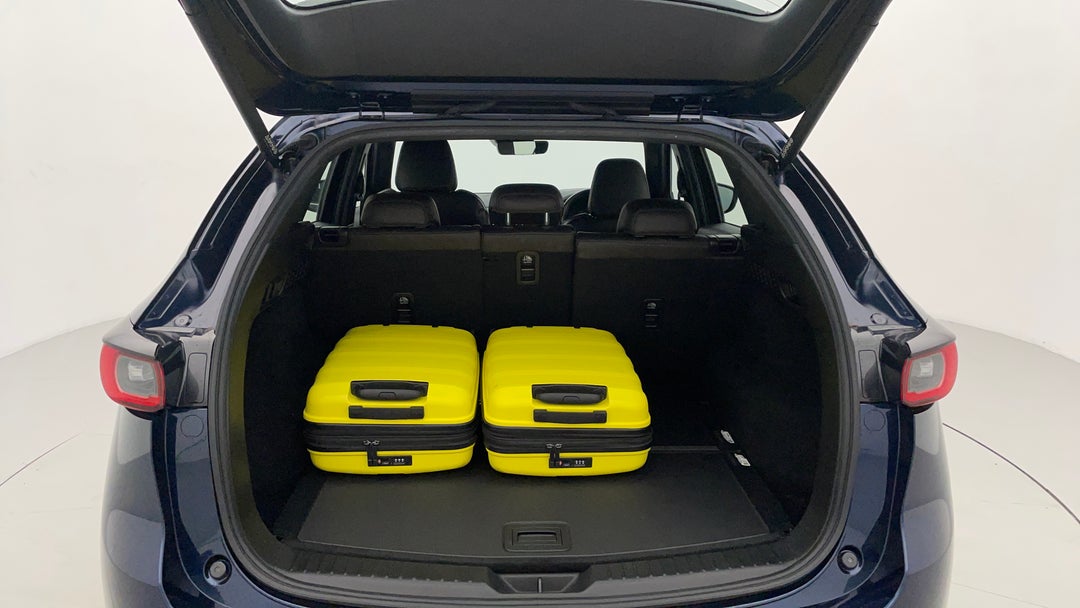 Boot Inside View with Luggage