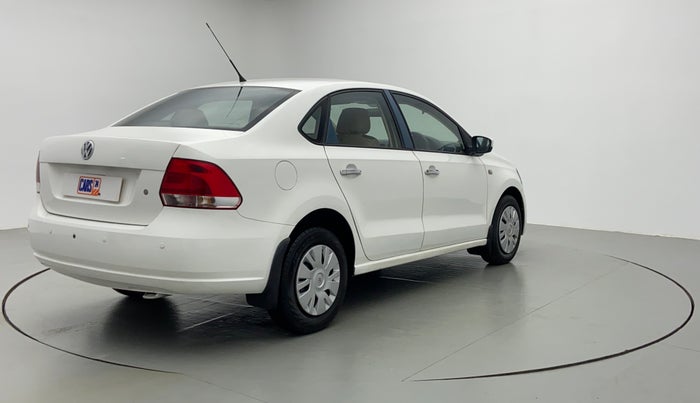 2011 Volkswagen Vento TRENDLINE PETROL, Petrol, Manual, 1,16,080 km, Right Back Diagonal (45- Degree) View