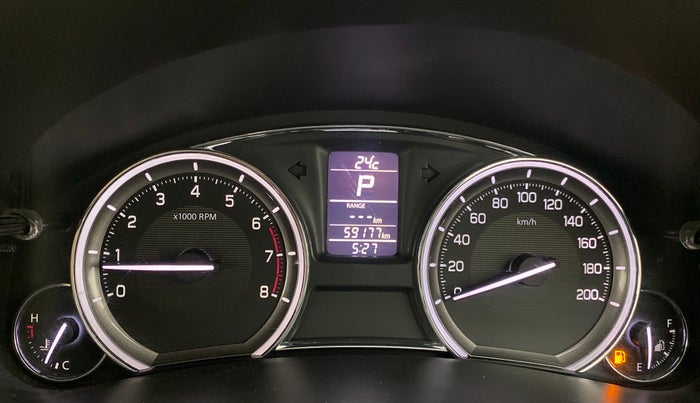 2017 Maruti Ciaz ZETA 1.4 VVT AMT, Petrol, Automatic, 59,206 km, Odometer Image