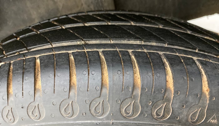 2021 Datsun Redi Go A, Petrol, Manual, 3,377 km, Left Rear Tyre Tread
