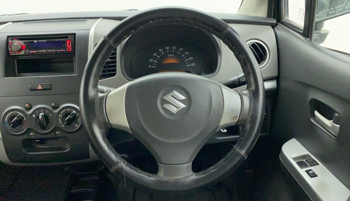 2012 Maruti Wagon R 1.0 LXI, Petrol, Manual, 45,309 km, Steering Wheel Close Up