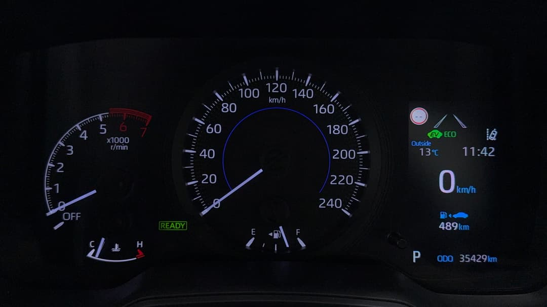 2020 Toyota Corolla Ascent Sport Hybrid, Automatic, 35429 km, Odometer View