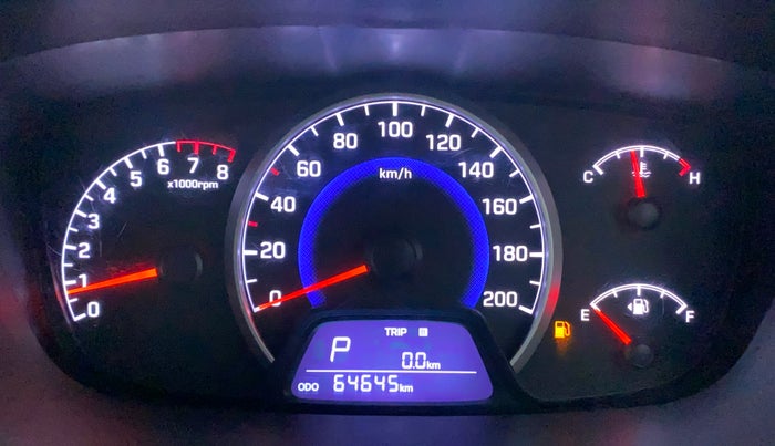 2017 Hyundai Grand i10 SPORTZ (O) AT 1.2 KAPPA VTVT, Petrol, Automatic, 64,645 km, Odometer Image
