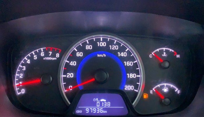 2017 Hyundai Grand i10 ASTA 1.2 VTVT, Petrol, Manual, 98,015 km, Odometer Image