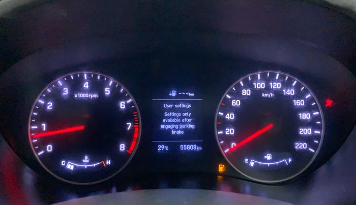 2018 Hyundai Elite i20 ASTA 1.2 (O), Petrol, Manual, 55,860 km, Odometer Image
