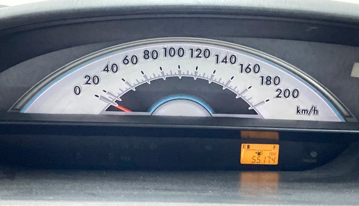 2011 Toyota Etios G, Petrol, Manual, 55,173 km, Odometer Image