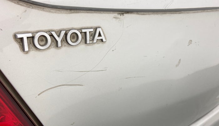 2011 Toyota Etios G, Petrol, Manual, 55,173 km, Dicky (Boot door) - Minor scratches