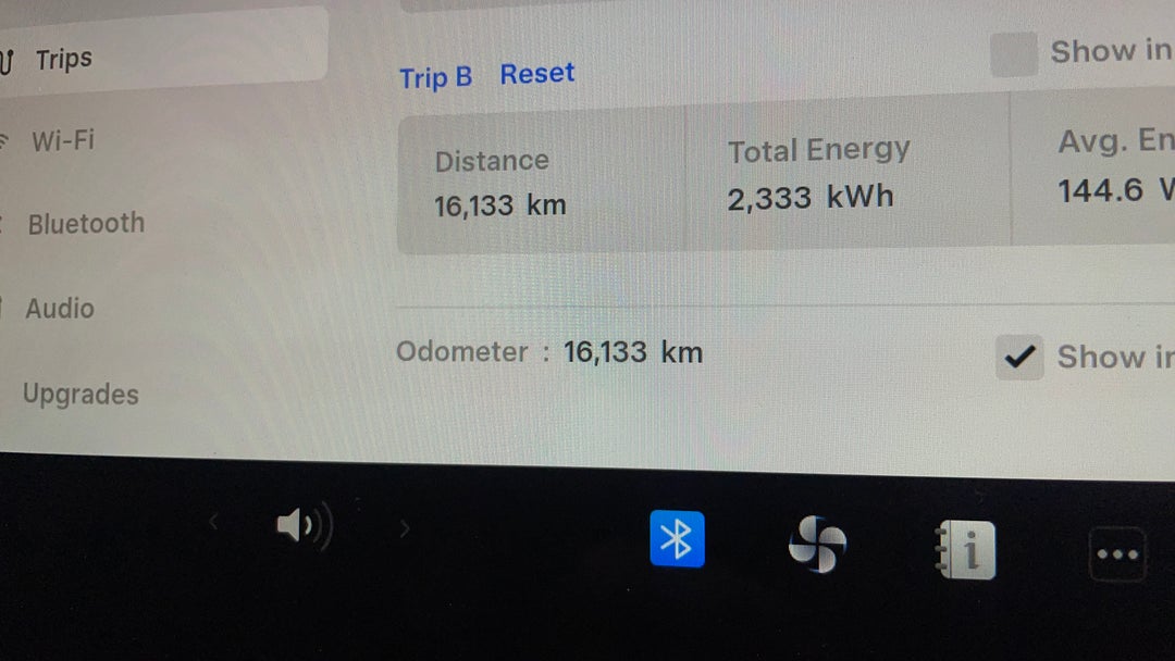 2023 Tesla Model 3 Long Range, Automatic, 16133 km, Odometer View