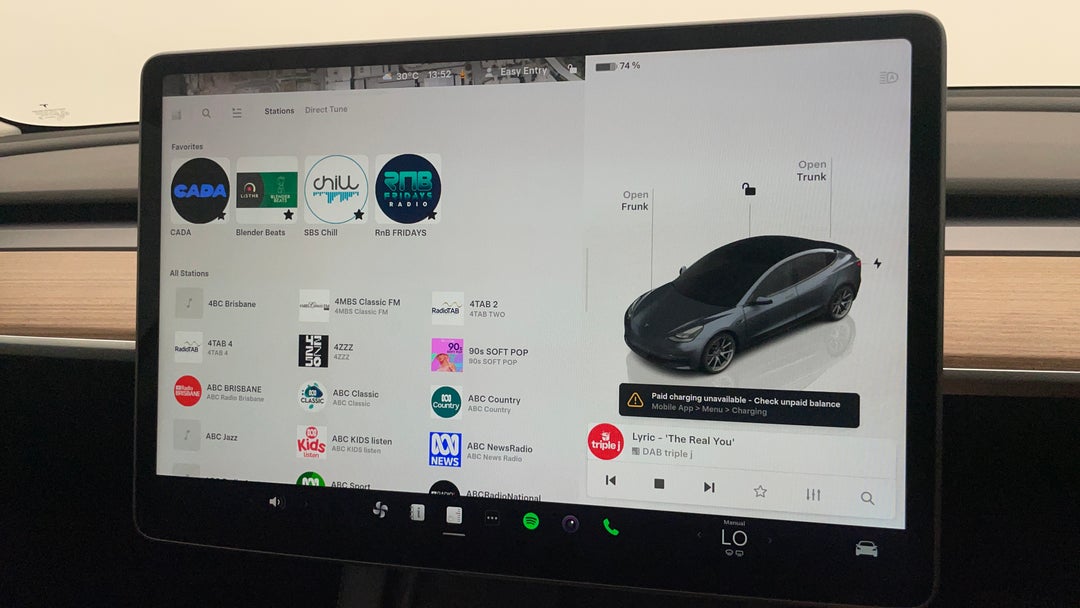 2023 Tesla Model 3 Long Range, Automatic, 16133 km, Infotainment System