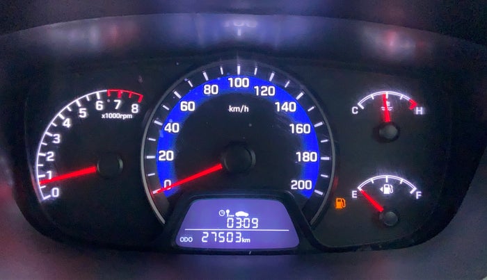 2017 Hyundai Xcent SX 1.2, Petrol, Manual, 27,432 km, Odometer Image