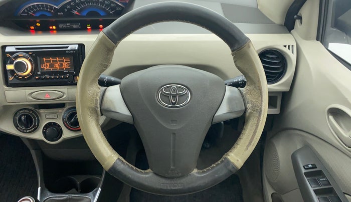 2015 Toyota Etios Liva G, Petrol, Manual, 79,223 km, Steering Wheel Close Up