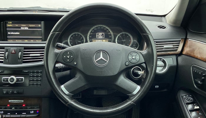 2011 Mercedes Benz E Class E 220 CDI ELEGANCE, Diesel, Automatic, 1,52,614 km, Steering Wheel Close Up