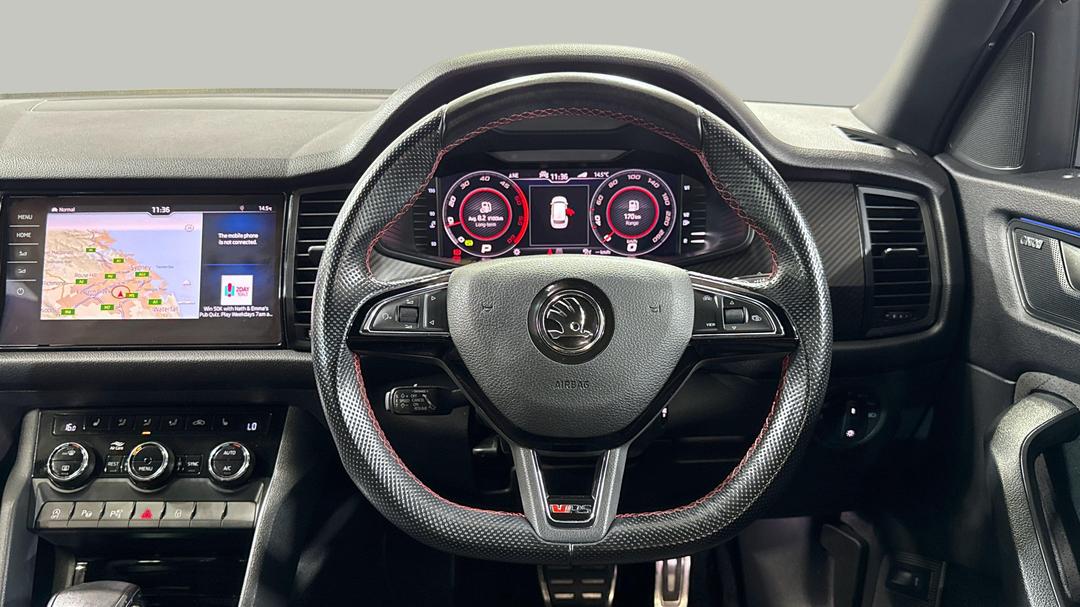 2020 SKODA Kodiaq 176 Tdi Rs (4x4), Automatic, 78271 km, Steering Wheel Close-up