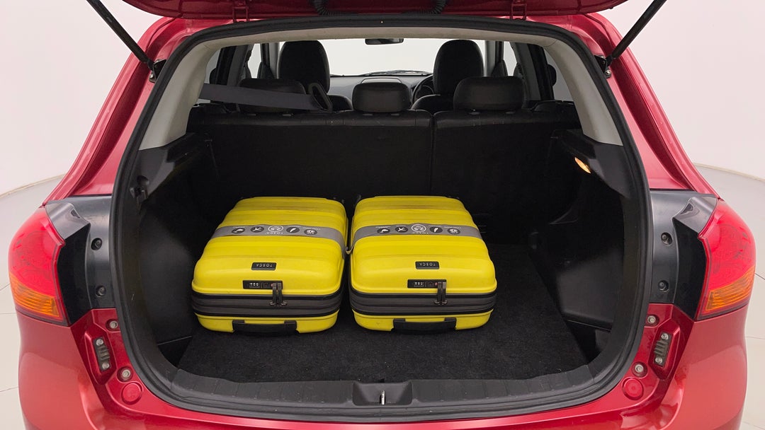 Boot Inside View with Luggage