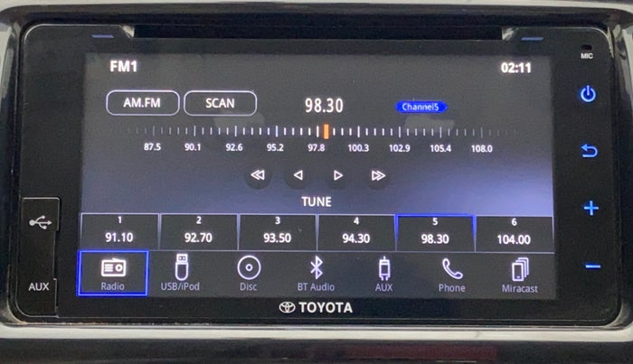 2018 Toyota YARIS V MT, Petrol, Manual, 16,676 km, Touchscreen Infotainment System