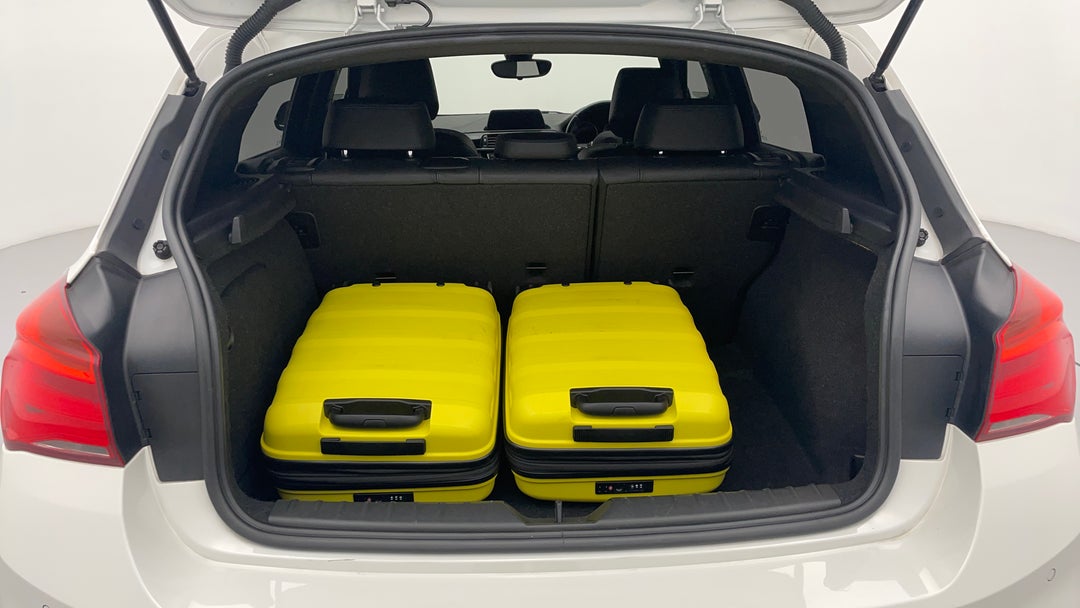 2018 BMW 1 18i Sport Line, Automatic, 130330 km, Boot Inside View with Luggage