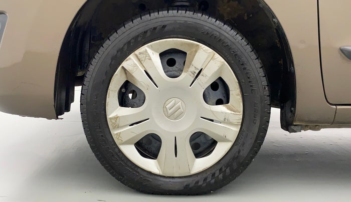 2014 Maruti Wagon R 1.0 VXI, Petrol, Manual, 44,364 km, Left Front Wheel
