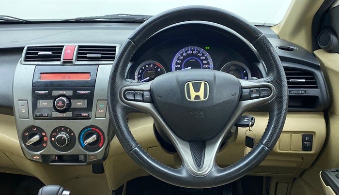 2012 Honda City V AT SUNROOF, Petrol, Automatic, 88,265 km, Steering Wheel Close Up