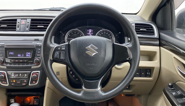2014 Maruti Ciaz ZXI AMT, Petrol, Automatic, 82,635 km, Steering Wheel Close Up