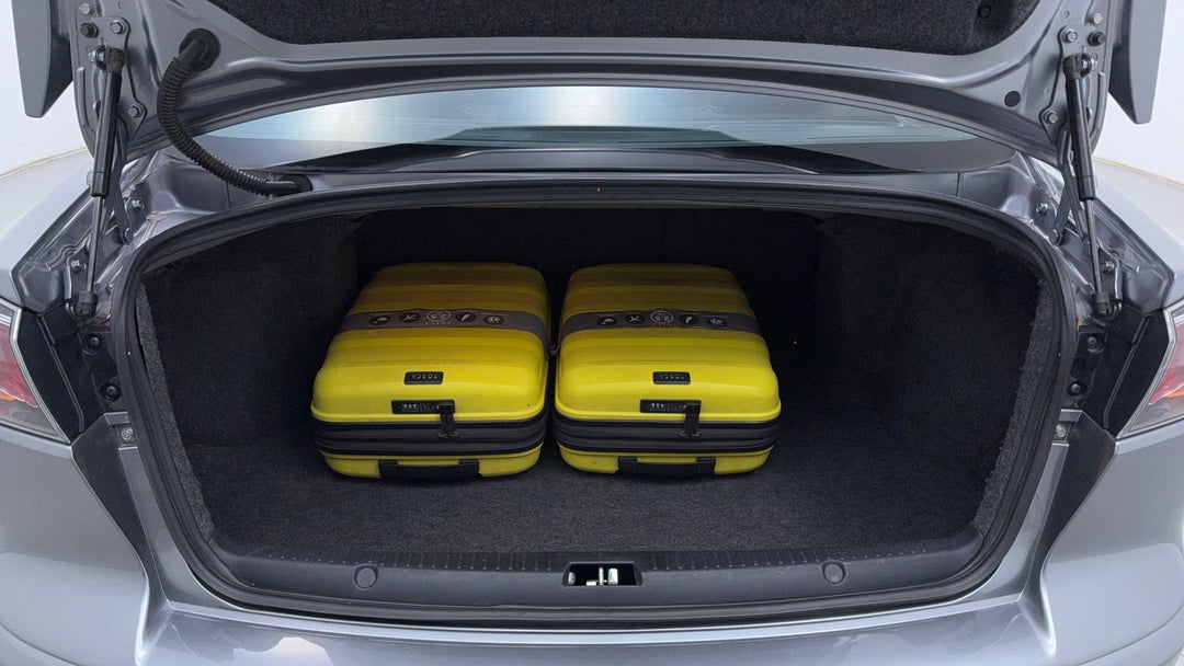 Boot Inside View with Luggage