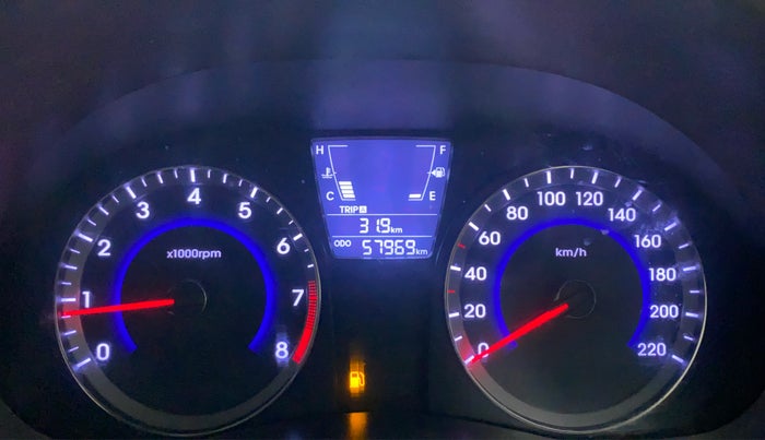 2014 Hyundai Verna FLUIDIC 1.4 VTVT CX, Petrol, Manual, 57,937 km, Odometer Image