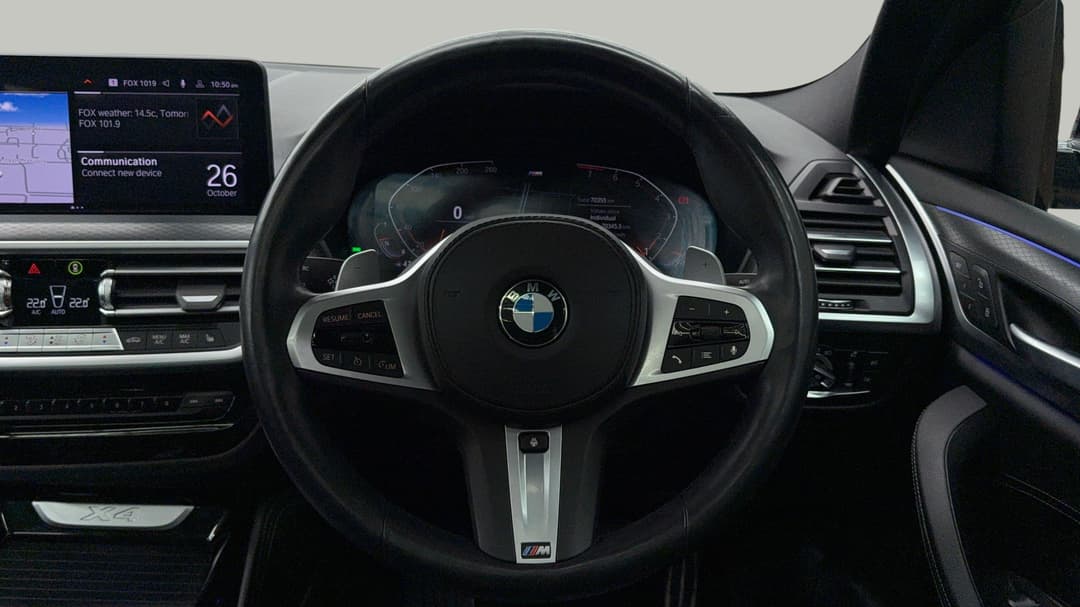 2021 BMW X4 xDrive20i M Sport, Automatic, 70355 km, Steering Wheel Close-up