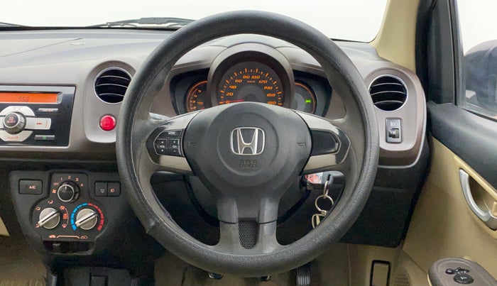 2013 Honda Amaze 1.5L I-DTEC VX, Diesel, Manual, 97,790 km, Steering Wheel Close Up