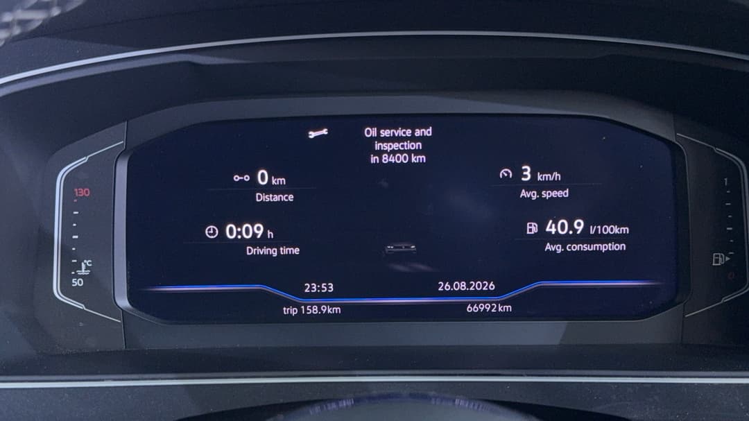 2019 Volkswagen Tiguan 162 Tsi Highline, Automatic, 66992 km, Odometer View