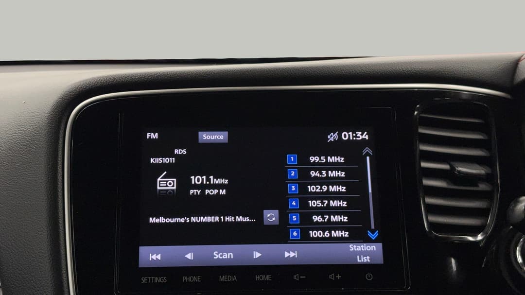 2020 Mitsubishi Outlander Black Edition 7 Seat (2WD), Automatic, 113014 km, Infotainment System