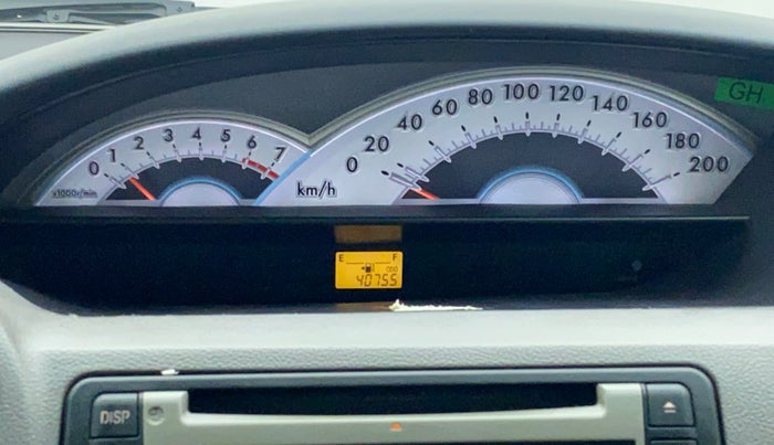 2011 Toyota Etios V, Petrol, Manual, Odometer Image