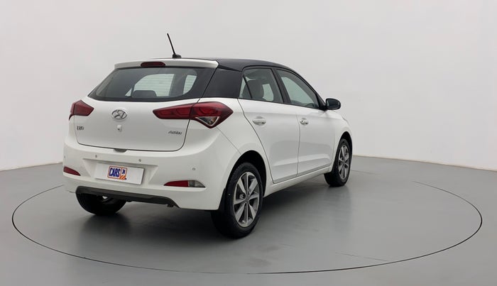 2017 Hyundai Elite i20 ASTA 1.2 DUAL TONE, Petrol, Manual, 75,444 km, Right Back Diagonal