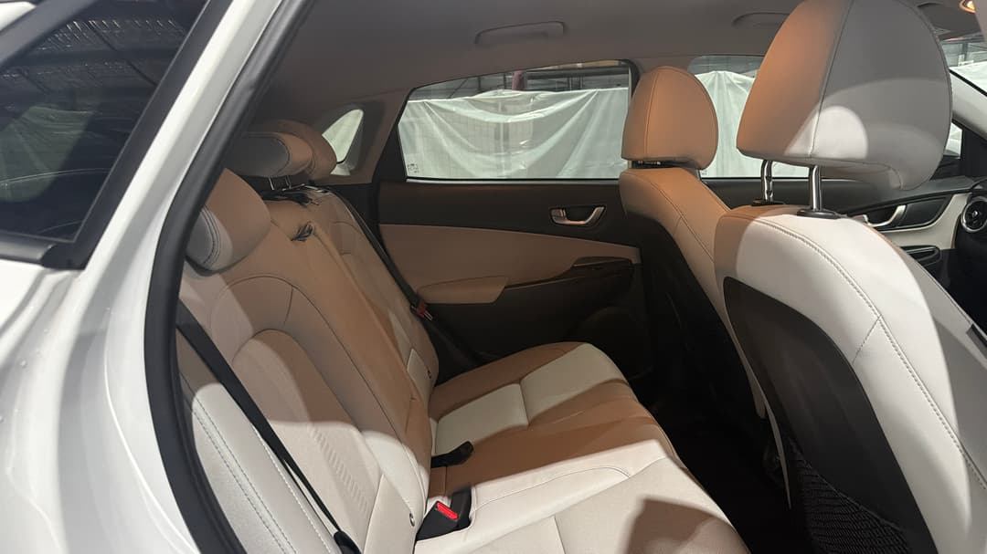 2022 Hyundai Kona Elite Electric Ext Range, Automatic, 62497 km, Right Side Rear Door Cabin View