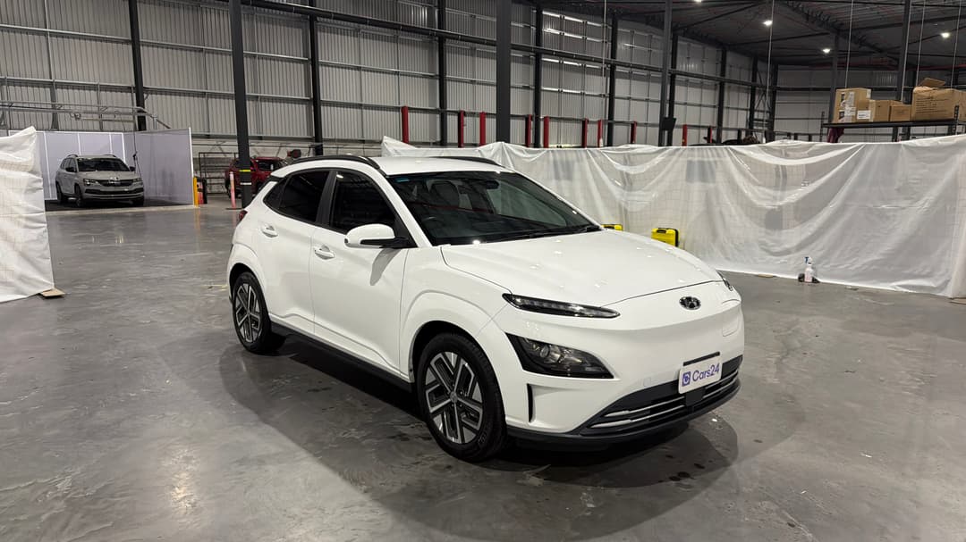 2022 Hyundai Kona Elite Electric Ext Range, Automatic, 62497 km, Right Front Diagonal (45- Degree) View