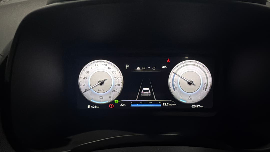 2022 Hyundai Kona Elite Electric Ext Range, Automatic, 62497 km, Odometer View
