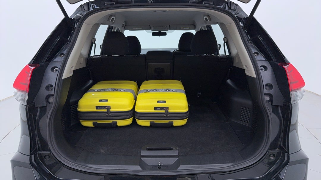 Boot Inside View with Luggage