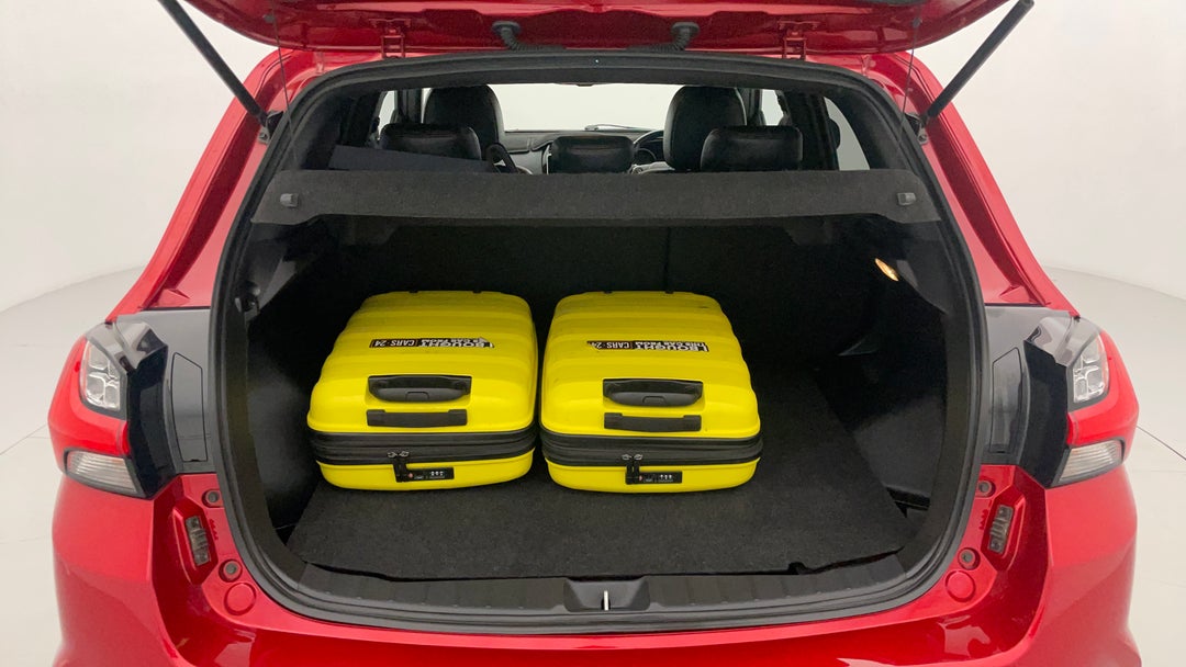 Boot Inside View with Luggage