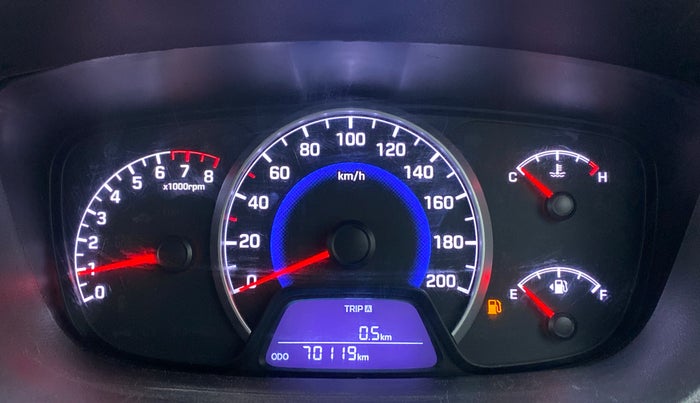 2017 Hyundai Grand i10 MAGNA 1.2 KAPPA VTVT, Petrol, Manual, 70,190 km, Odometer Image