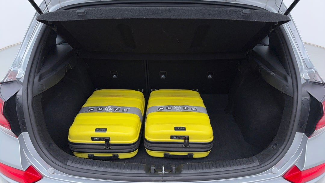 Boot Inside View with Luggage