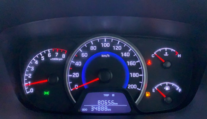 2018 Hyundai Grand i10 MAGNA 1.2 VTVT, Petrol, Manual, 35,038 km, Odometer View