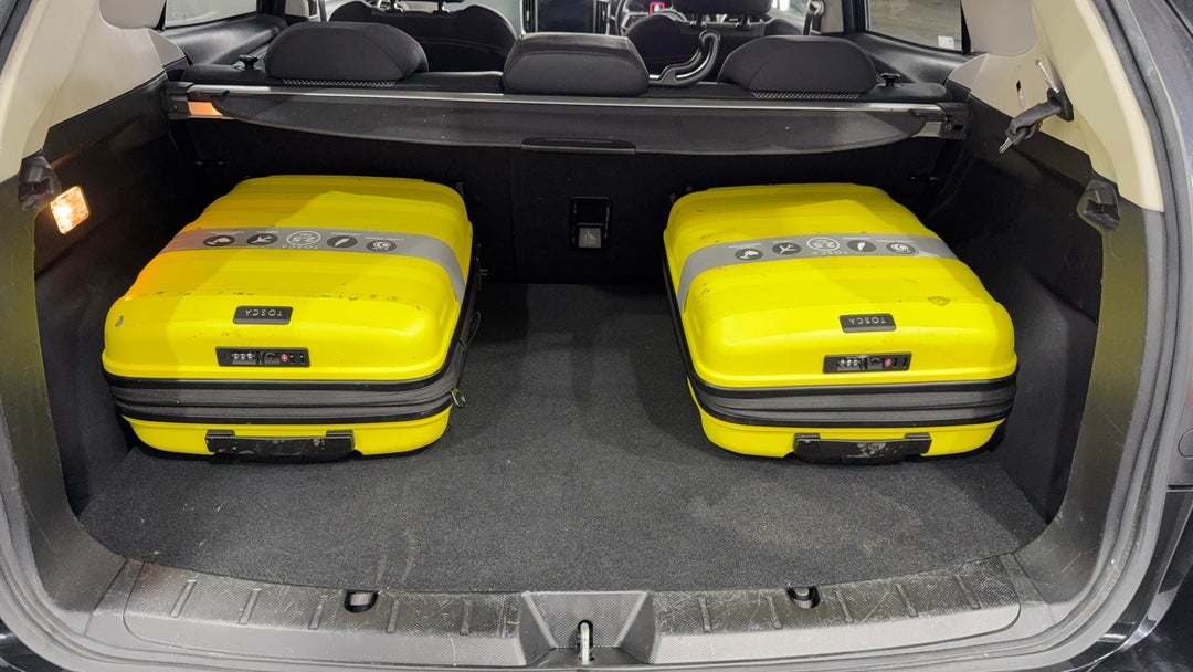 Boot Inside View with Luggage