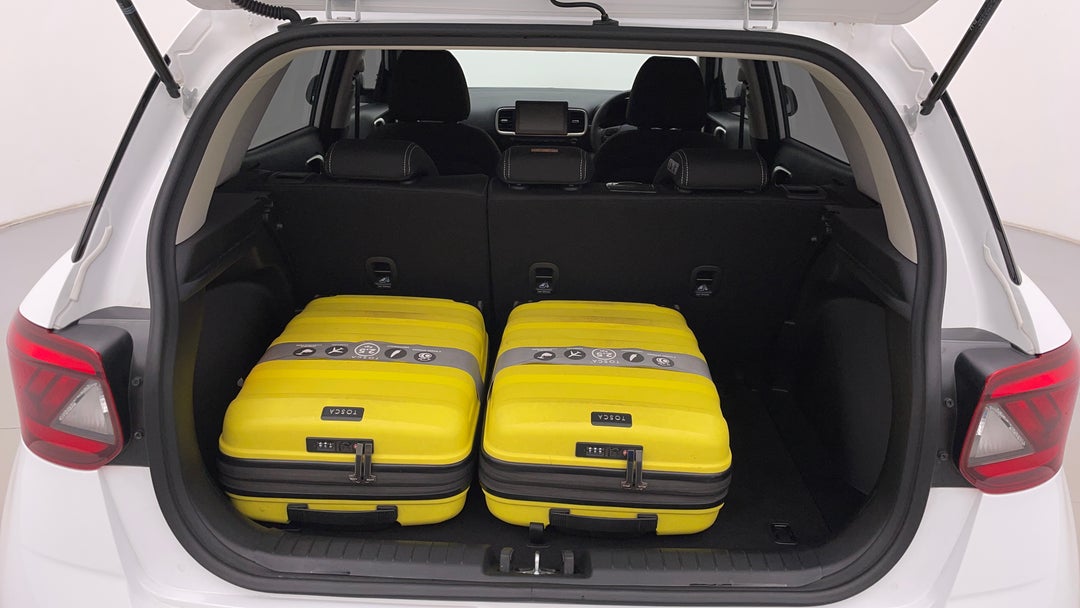 Boot Inside View with Luggage