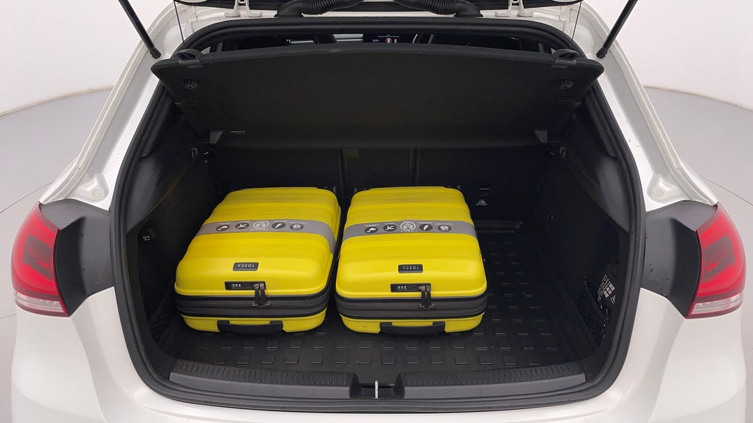 Boot Inside View with Luggage