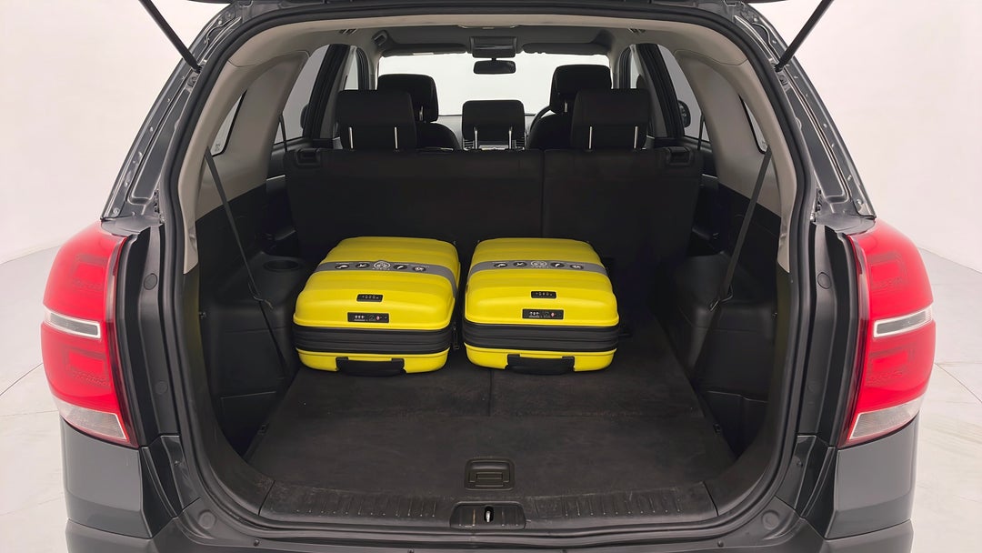 Boot Inside View with Luggage