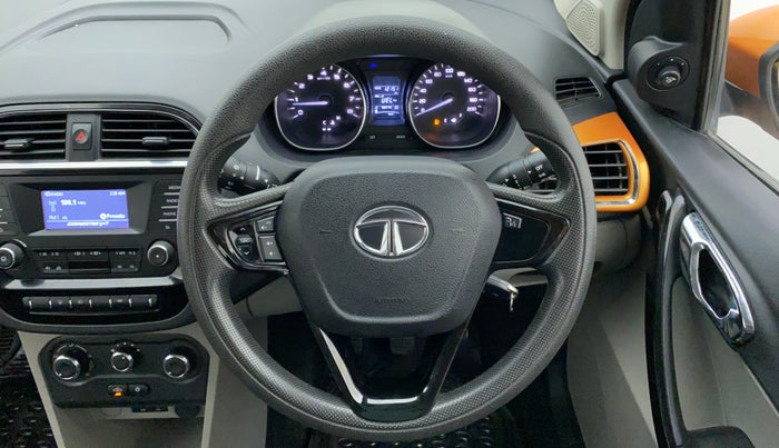 2018 Tata Tiago XZ 1.2 REVOTRON, Petrol, Manual, 12,312 km, Steering Wheel Close Up