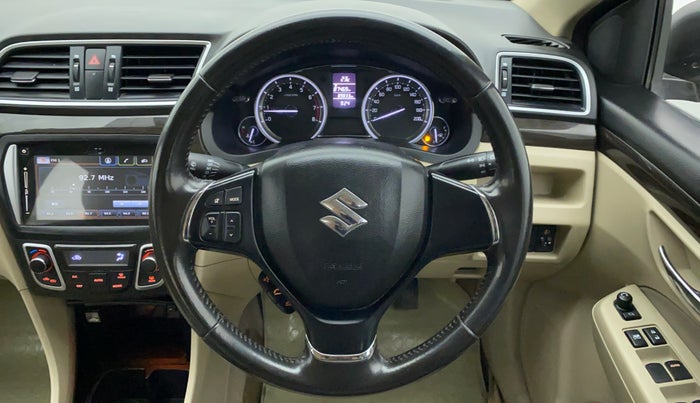 2015 Maruti Ciaz ZXI PLUS, Petrol, Manual, 89,926 km, Steering Wheel Close Up