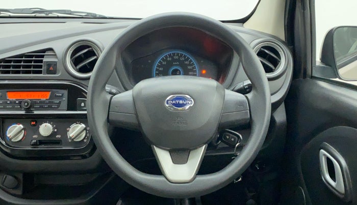 2018 Datsun Redi Go S 1.0 AMT, Petrol, Automatic, 37,399 km, Steering Wheel Close Up