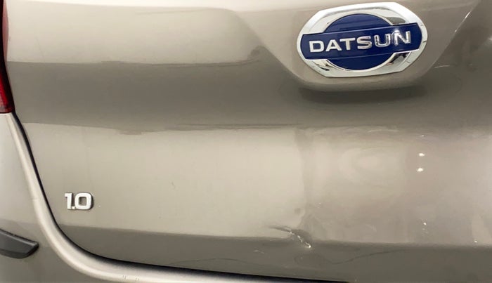 2018 Datsun Redi Go S 1.0 AMT, Petrol, Automatic, 37,399 km, Dicky (Boot door) - Slightly dented