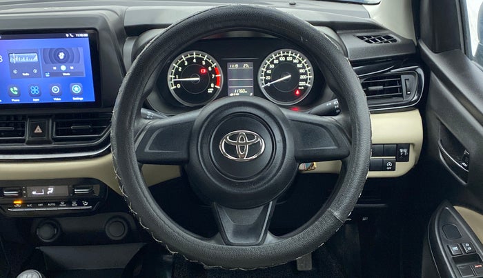 2022 Toyota Glanza E MT K1.2, Petrol, Manual, 11,796 km, Steering Wheel Close Up