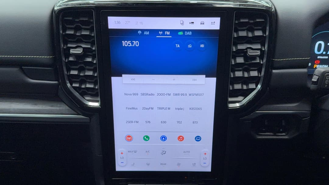2022 Ford Everest Platinum (4x4), Automatic, 52053 km, Infotainment System